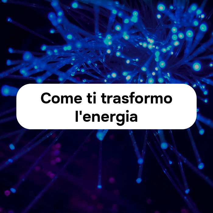 logo dell'iniziativa Come ti trasformo l'energia, iniziativa a cura di CNR Istituto di Scienze e Tecnologie chimiche